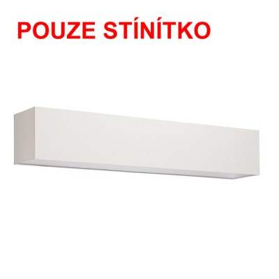 LOPE 80/23 Stínítko, materiál textil povrch bílá, pro žárovku max 23W, l=800mm, h=300mm