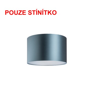 RON 40/25 Stínítko, materiál textil povrch petrolejová/stříbrná fólie, pro žárovku max 23W, d=400mm, h=250mm