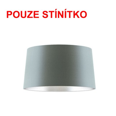 ASPRO 55/30 Stínítko, materiál textil povrch vnější petrolejová/vnitřní stříbrná fólie, pro žárovku max 23W, d=550mm, h=300mm