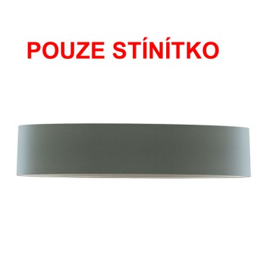 CASUAL 90/22 Stínítko, materiál textil povrch vnější petrolejová/vnitřní stříbrná fólie, pro žárovku max 23W, l=900mm, h=220mm