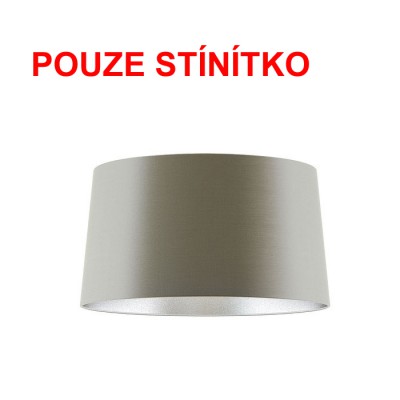 ASPRO 55/30 Stínítko, materiál textil povrch vnější holubí šeď/vnitřní stříbrná fólie, pro žárovku max 23W, d=550mm, h=300mm