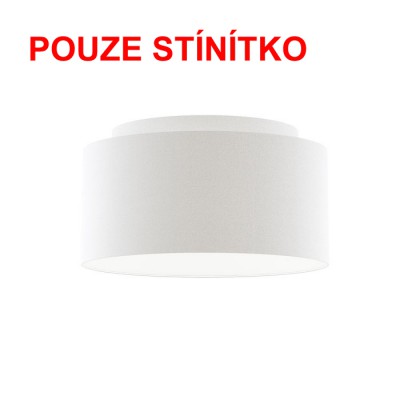 DOUBLE 55/30 Stínítko, materiál textil povrch vnější bílá, pro žárovku max 23W, d=550mm, h=300mm