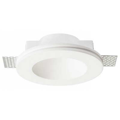 DAG Stropní, podhledové bodové svítidlo kruhové, těleso sádra bílá, pro žárovku 1x35W, GU10, 230V, IP20, tř.2. rozměry d=130mm h=44mm