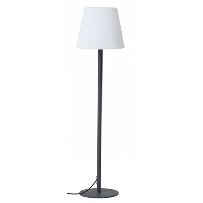 BOSANOVA Stojací lampa venkovní, těleso kov, povrch lak černá mat, difuzor plast bílá, pro žárovku 1x25W, E27, 230V, IP65, tř.1. rozměry d=360mm h=1200mm