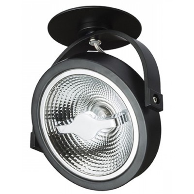 KELLY-LED Stropní, podhledové bodové svítidlo, nast směr svícení, těleso kov, povrch lak černá mat, LED 1x12W, teplá 3000K, 600lm, Ra80, stmív TRIAC, 230V, IP20, tř.1. rozměry d=137mm h=145mm