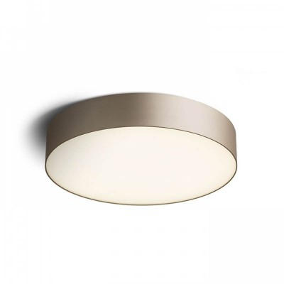 LARISA R 30 Stropní, přisazené svítidlo, kov, zlatá perleťová, difuzor plast opál, LED 30W, 2400lm, přepín CCT teplá 3000K/neutrální 4000K/denní 6000K, Ra80, stmívatelné TRIAC, 230V, IP20, rozměry d=300mm, h=58mm