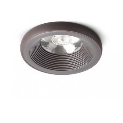SHARM PLUS Stropní, podhledové komínkové svítidlo, těleso kov, povrch hnědá, LED 10W, teplá 3000K, 900lm, Ra80, 230V, IP20, rozměry d=930mm, h=800mm.