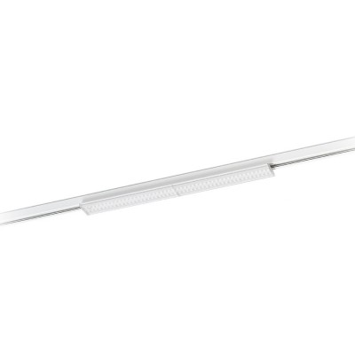 FLATLINE 60 Lineární svítidlo, plast, bílá, difuzor opál, LED 20W, 'přepín příkon 14W, 16W, 18W, 3200lm,  teplá 3000K, vyzař úhel 90°, Ra80, 230V, IP20, rozměry l=600mm, 60x12mm, do 3F lišty NORDIC Alumini