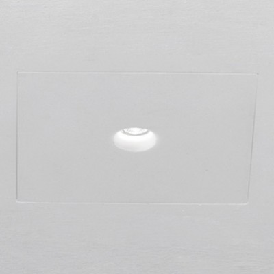 PICOSPOT LED 5W Stropní, vestavné bodové svítidlo, těleso sádra, povrch bílá, LED 5W, teplá 3000K, 500lm, Ra80, 230V, IP20, bodovka čtvercový otvor 14x14mm, těleso 120x120x65mm, trafo na kabelu