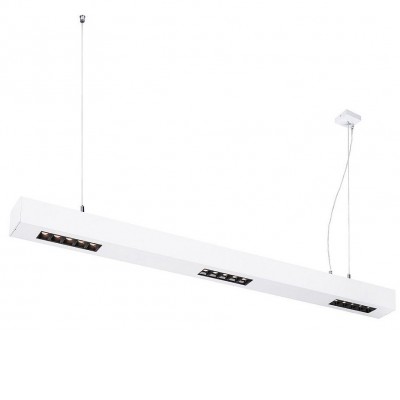 Q-LINE BAP PD Závěsné svítidlo, těleso hliník a plast, povrch bílá, LED 45W, 2300lm, neutrální 4000K, stmívatelné Triac C, 230V, IP20, tř.1, rozměry 60x60mm, l=1000m, vč. závěs kabelu h=1500mm, lze zkrátit.