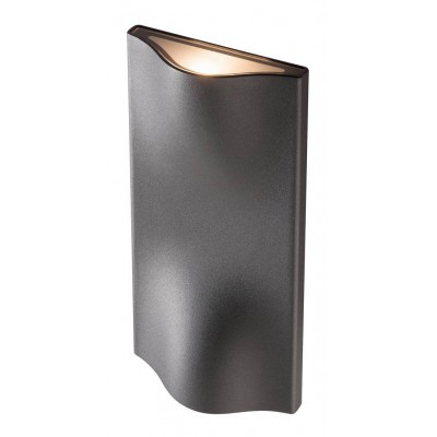 REALIST nahoru/dolu Nástěnné venkovní svítidlo, těleso hliník, povrch černá antracit, difuzor sklo, LED 16W, 392lm, teplá 3000K, 230V, IP54, rozměry 120x240x66mm, svítí nahoru, dolů.