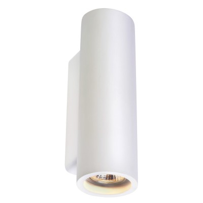 MARI WALL 2x35W Nástěnné svítidlo, těleso kombinace kov, plast bílá, pro žárovku 2x35W GU10, 230V, rozměry d=75mm h=245mm, svítí nahoru/dolů