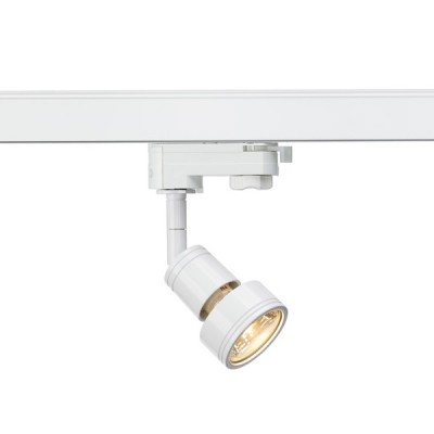 PURI Bodové svítidlo, těleso hliník, povrch bílá, pro žárovku 50W, GU10 ES50, 230V, IP20, d=50mm, l=100mm, vč 3f adapttéru kompatibilní NORDIC ALUMINIUM, nebo EUTRAC