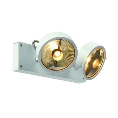 TAKE 2x75W GU10 ES111 Stropní svítidlo bodové, nastavitelný směr svícení, těleso hliník, povrch bílá mat, pro žárovku 2x75W, GU10 ES111, 230V, IP20, tř.1, 300x90x180mm