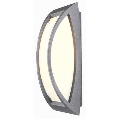 MERIDIAN 2 Stropní svítidlo, těleso hliník, barva černá antracit, difuzor plast opál, pro úspornou žárovku 1x24W, E27, 230V, IP54, 70x175mm