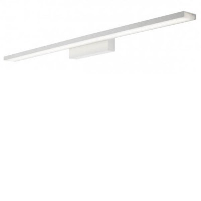 POGRADEC Nástěnné svítidlo do koupelny, těleso hliník, povrch bílá, difuzor plast opál, LED 24W/1600lm, 36W/2300lm, neutrální 4000K, 230V, IP44, tř.1, rozměry dle typu.