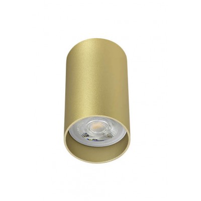 AXIS Stropní bodové svítidlo, těleso hliník, povrch zlatá mat, pro žárovku 1x35W, GU10, ES50, 230V, IP20, tř.1, rozměry d=55,6mm, h=220mm.