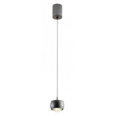 VAREL HL 12W Závěsné svítidlo, těleso hliník, povrch bílá/zlatá/kávová/sv.šedá/černá/černý chrom, dif plast opál, LED 12W, 930lm, teplá 3000K, 230V, IP20, tř.2, rozměry d=96mm, vč.záv.kabelu l=1900mm, lze zkrátit, svítí nahoru/dolů.