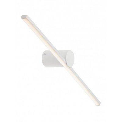 PAILET WL 12W IP44 Nástěnné svítidlo k zrcadlu, do koupelny, těleso hliník, povrch bílá, difuzor plast, LED 12W, 1544lm, neutrální 4000K, Ra80, 230V, do koupelny IP44, rozměry 600x100mm, svítí dolů.