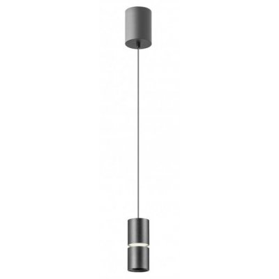 MATATA HL 12W Závěsné bodové svítidlo, těleso hliník, povrch bílá/černá, dif plast opál, LED 12W, 1100lm, teplá 3000K, 230V, IP20, tř.2, rozměry d=68mm, h=160mm, vč závěs kabelu l=1500mm, lze zkrátit.