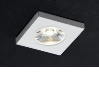 MT118 Vestavné stropní bodové svítidlo, těleso hliník, povrch bílá mat, difuzor polykarbonát, LED 1x1W, 67lm, neutrální 4000K, 230V, IP20, tř.1, rozměry 30x26x16mm