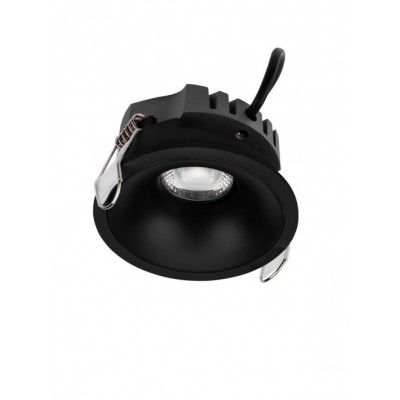 AZRA BI 7W Stropní podhledové bodové svítidlo, těleso hliník, povrch bílá/černá, LED 7W, teplá 3000K/600lm, neutrální 4000K/610lm, vyzař. úhel 36°, Ra95, 230V, IP20, tř.1, rozměry d=82mm, h=46mm.
