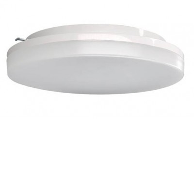 SALVINIA R Venkovní stropní přisazené svítidlo, těleso plast, povrch bílá, difuzor plast opál, LED 15W/1150lm, 24W/1920lm, neutrální 4000K, 230V, Ra80, IP54, rozměry dle typu.