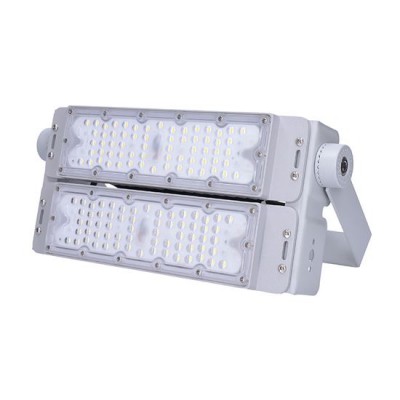 JOPA+ 100W, IP65 Venkovní svítidlo, reflektor plochý, nastav. směr svícení, těleso hliník, povrch šedá, krycí sklo čiré, LED 100W, 15000lm, neutrální 4000K, Ra80, 230V, IP65, rozměry 350x250x75mm.