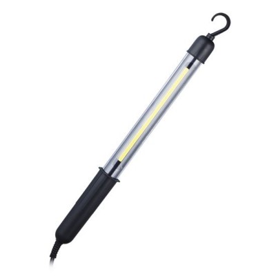 Montážní lampa 5W COB Montážní lampa, těleso černé, LED 5W, COB, 400lm, 230V, rozměry 42x36x480mm, háček na zavěšení, vypínač na telěse, délka kabelu 5m.