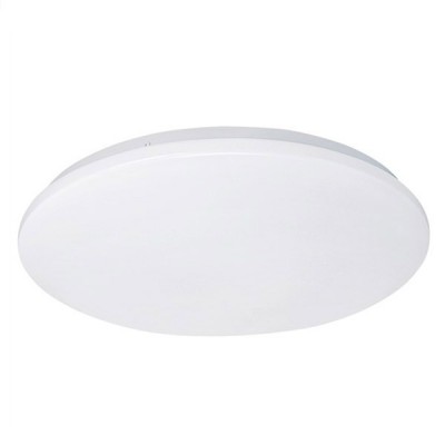 MAYS LED 18W/32W STMÍVATELNÉ Stropní svítidlo kulaté, základna kov, povrch bílá, difuzor plast opál, LED 18W/32W, 1260lm/2240lm, teplá 3000K/neutrální 4000K, Ra80, stmívání STEP stiskem vyp/zap vypínače, 100%, 50%, 15%, 230V, IP20