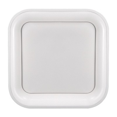 ALPIR SQ Stropní přisazené svítidlo, těleso kov, povrch bílá,  LED 48W, 2880lm, dálk. ovl. CCT přepínatelná teplota teplá 3000K, neutrální 4000K, denní 6500K, stmív, 230V, Ra80, IP20, 450x450x100mm