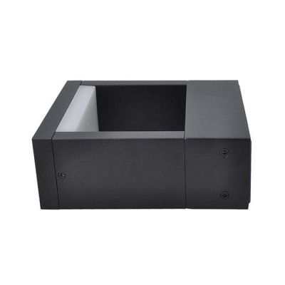 DIEG WL 7W, CCT, IP54 Nástěnné venkovní svítidlo, těleso hliník, povrch černá, difuzor plast opál, LED 7W, 450lm, přepín. CCT teplota teplá 3000K/neutr 4000K/denní 6000K, 230V, IP54, rozměry 150x160x60mm.