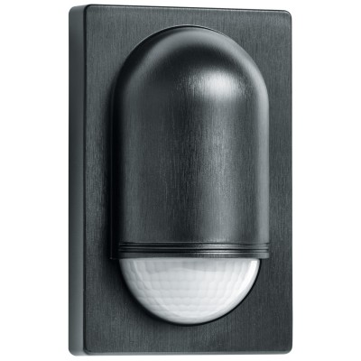 WALLIXE čidlo PIR IP54 VÝPRODEJ PIR - kvalitní nástěnný pohybový senzor, plast černá, záběr 180°/90°, dosah až 20m, čas sepnutí 5s-15min, soumrak 2-2000lx, montážní výška 2m, max.1000W max 6 zářivek, 230V, IP54, 120x78x5