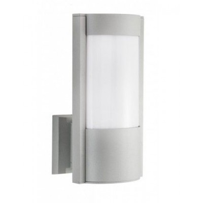 LISAN W Nástěnné venkovní svítidlo, oboustranný výstup světla, těleso hliník, povrch stříbrná, difuzor plast opál, pro žárovku 1x60W, E27, 230V, IP54, rozměry 275x145x155mm