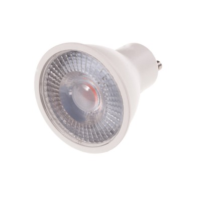 LED GU10 RGB LED žárovka, těleso kov šedostříbrná, zelená, modrá nebo červená, LED 3W, GU10, 230V, úhel svícení 60°, IP20