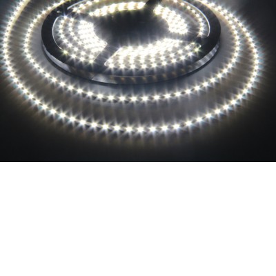 LED pásekBOČNÍ 120LED/m, 9W/m, 12V LED pásek s bočním svitem, těleso plast, povrch bílá, 120LED/m, 9W/m, denní 6000K, 890lm/m, Ra80, dělení po 25mm, 12V, rozměry w=6mm, l=5000mm, cena za 1m