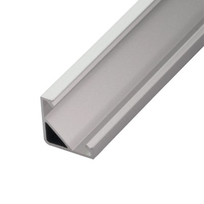 LAPAN 16x16mm Rohový profil pro LED pásky, pro výrobu lineárního svítidla, materiál hliník, povrch stříbrný, max šířka LED pásků w=12mm, rozměry 16x16mm, délka l=1000mm.