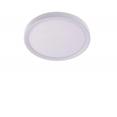 MARCA 18W CCT TRIAC Stropní svítidlo, těleso plast, povrch bílá, dif plast opál, LED 18W, 1860lm, přepín. CCT teplota teplá 2700K-denní 5000K, stmív TRIAC, Ra80, 230V, IP20, rozměry d=230mm, h=25mm.