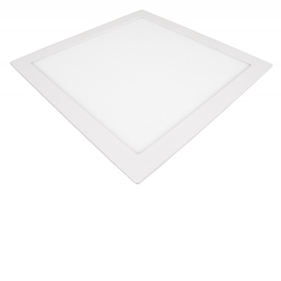 UNION PANELS RSQ Stropní podhledové svítidlo, těleso hliník, povrch bílá, dufuzor plast, LED 24W, 2200lm, neutrální 4000K, Ra80, 230V, IP20, rozměry 300x300×12mm, trafo na kabelu