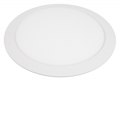 UNION PANELS RRO Stropní podhledové svítidlo, těleso hliník, povrch bílá, dufuzor plast, LED 24W, 2300lm, denní 6000K, Ra80, 230V, IP20, rozměry d=300mm, h=10mm, trafo na kabelu