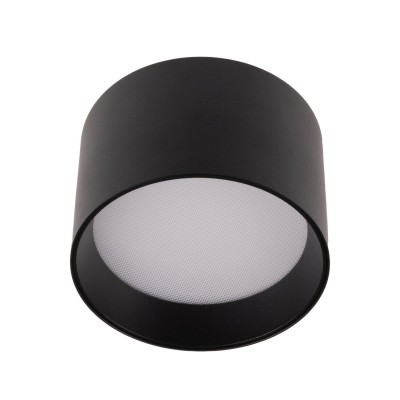 ROTONDA LED 12W, CCT, TRIAC Stropní, přisazené svítidlo, těleso hliník, povrch černá/bílá, LED 12W, 950lm, CCT přepínatelná teplota  teplá 3000K, neutrální 4000K, denní 5000K, Ra90, stmív. TRIAC, 230V, IP20, rozměry d=120mm, h=80mm