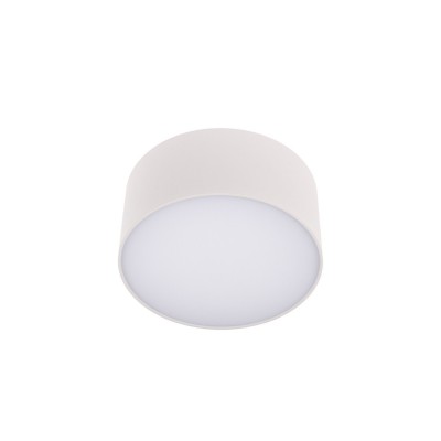 VIDUS 8W CCT Stropní, přisazené kruhové svítidlo, těleso kov, povrch bílá, difuzor plast opál, LED 8W, 600lm, přepín CCT teplá 3000K-denní 5000K, 230V, Ra90, IP20, rozměry d=90mm, h=65mm.