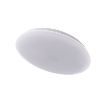 KARST 20W nouzové Nouzové svítidlo, SA - výdrž 2h, základna kov, povrch bílá, difuzor plast opál, LED 20W, neutrální 4000K, 2400lm, Ra80, 230V, zvýšené krytí IP44,  rozměry d=330mm, h=45mm.