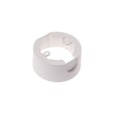 GLOT rámeček Montážní rámeček pro přisazenou instalaci, těleso plast bílá, rozměry d=97,8mm, h=50,5mm, POUZE RÁMEČEK.