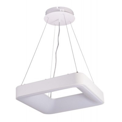 CASACU HL SQ 32W, CCT, TRIAC Závěsné svítidlo, těleso kov, povrch bílá, dif plast opál, LED 32W, 2570lm, přepín. CCT nast. teplota teplá 3000K - 6000K, stmív TRIAC, Ra80, 230V, IP20, 380x380mm, vč závěs lanka l=1500mm. lze zkr.