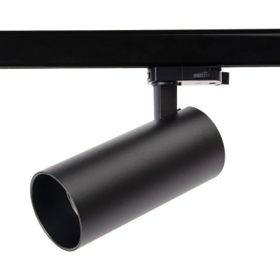 LED 30W, 5CCT, 36° Bodové svítidlo, hliník, černá, LED 30W, 2900lm, přepín 5CCT teplá 2700K/3000K/neutr 4000K/5000K/denní 6500K, Ra80, vyzař. úhel 36°, 230V, IP20, rozměry d=76mm, h=176mm