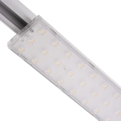 LINIONE LED 54W, 90° Kolejnicové svítidlo, plast bílá, difuzor opál, LED, přep příkon 54W, 46W, 39W, 32W, 10400lm, neutrální 4000K, vyzař úh 90°, Ra85, 230V, IP20, rozměry 1204x64x69 mm, do 3F lišty NORDIC ALUMINIUM