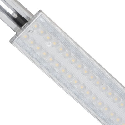 LED 60W/55W/50W/45W, CCT 3000K/4000K/5000K, 90° Kolejnicové svítidlo, plast bílá, LED, přep příkon 60W/55W/50W/45W, 10000lm, přepínatelná teplota CCT teplá 3000K/neutrální 4000K/denní 5000K,vyzař úhel 90°, Ra80, 230V, IP20, rozměry 1500x60x56mm, do 3F lišty