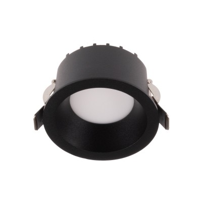 DAMAN LED 8W, CCT, TRIAC Podhledové svítidlo, těleso hliník, povrch černá, difuzor opál, LED 8W, 815lm, CCT přepínatelná teplota teplá 3000K, neutrální 4000K, denní 5000K, Ra90, stmívání TRIAC, 230V, IP20, d=83mm, h=49mm