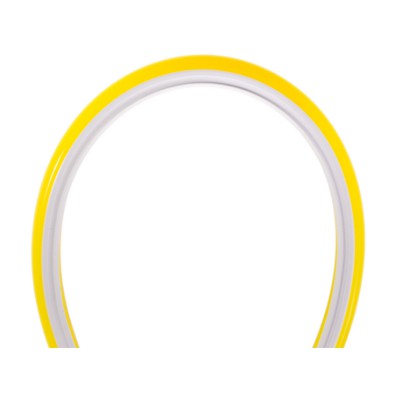 CISTIFO NEON 8x10mm Přisazený silikonový profil, povrch žlutá, vertikálně ohebný, pro instalaci LED pásků šířky max w=8mm, rozměry 8x10mm, cena za 1m.